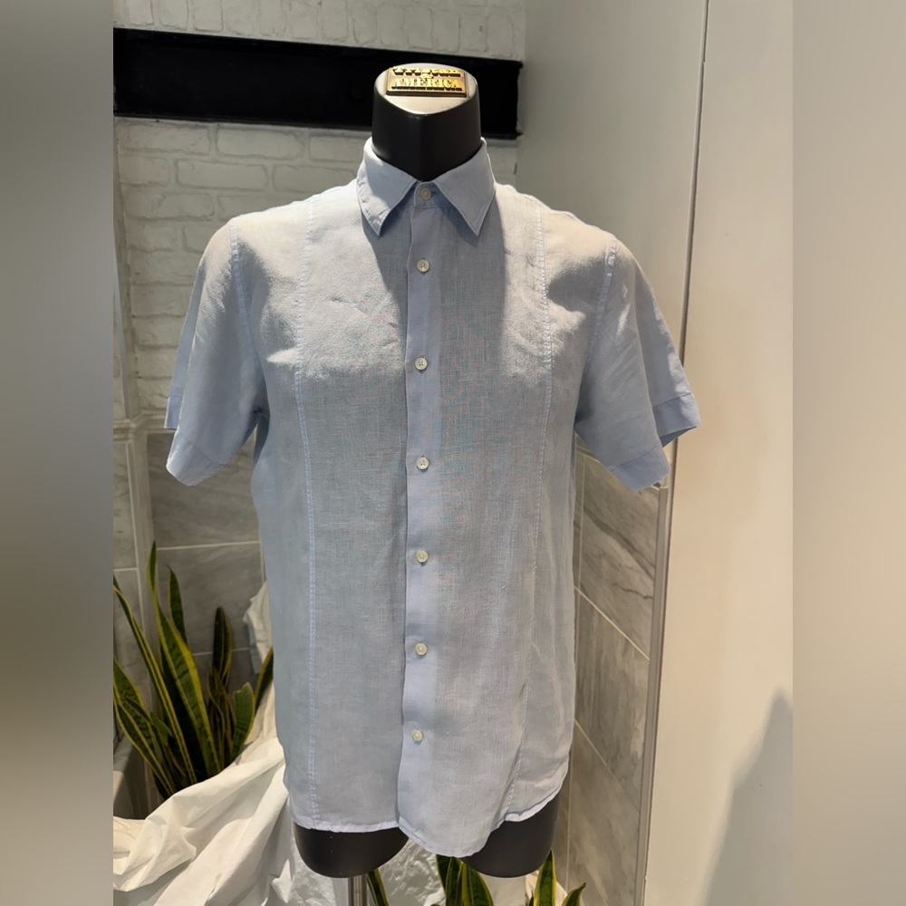 Calvin Klein Blue Casual Button Down Shirt
